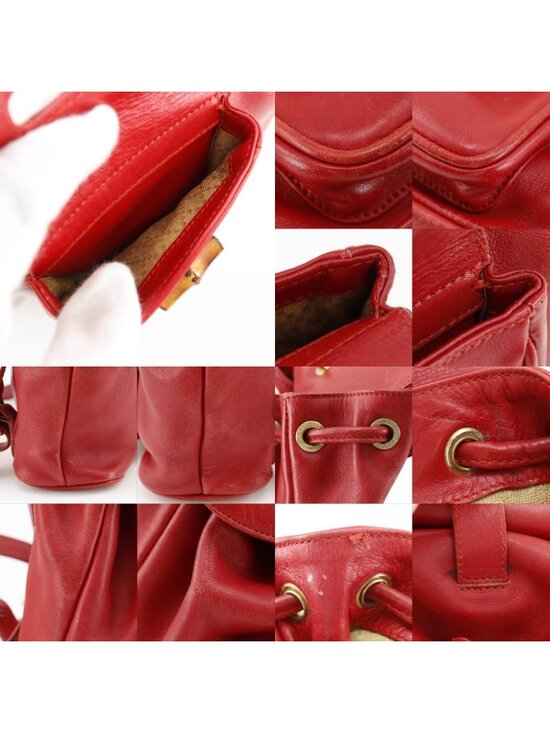 Gucci Bamboo Mini Backpack 003 Leather main image 8